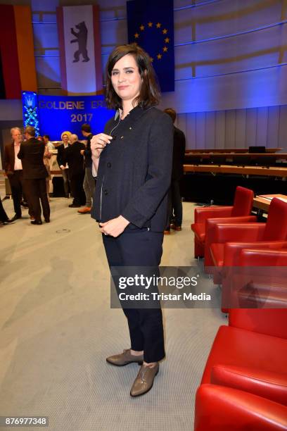 Nora Tschirner attends the Goldene Erbse Award 2017 on November 20, 2017 in Berlin, Germany.