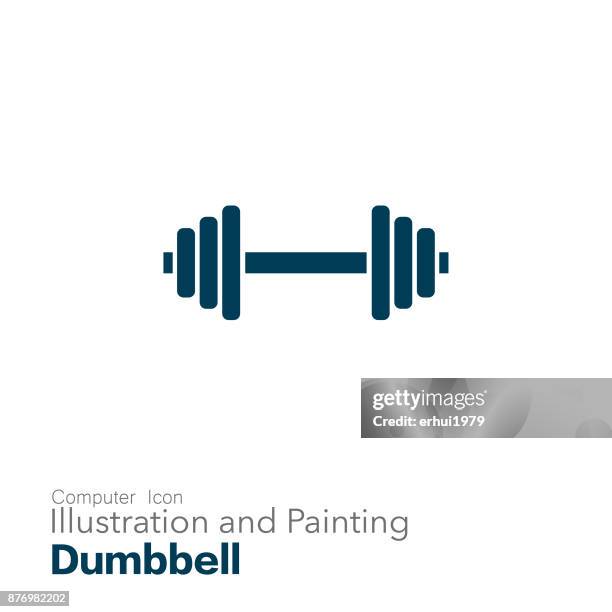 , hantel - dumbbell stock-grafiken, -clipart, -cartoons und -symbole