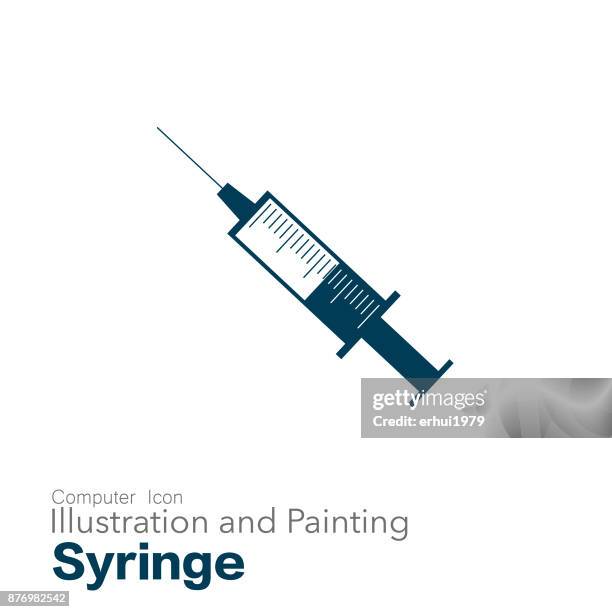 syringe - injecting stock illustrations