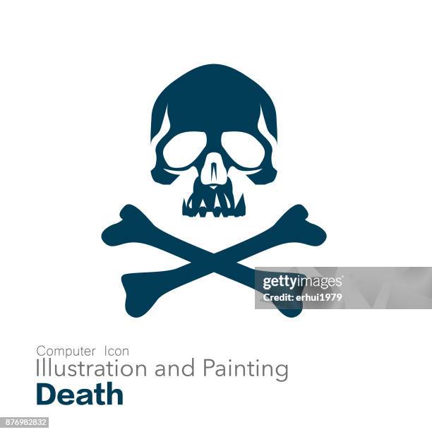 death - totenkopf stock-grafiken, -clipart, -cartoons und -symbole