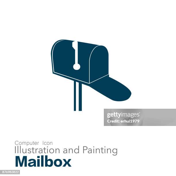 mailbox - receiving box stock illustrations