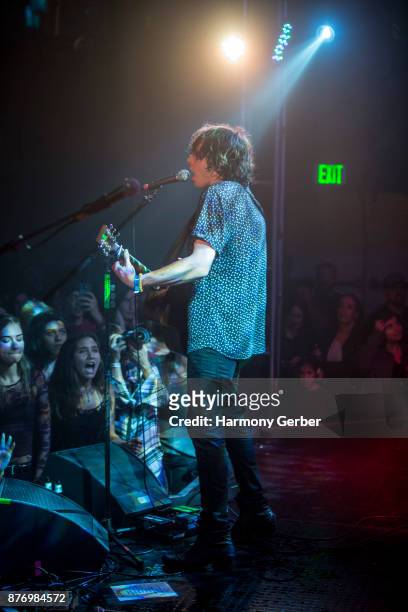 Barns Courtney performs at The Troubadour on November 20, 2017 in Los Angeles, California.
