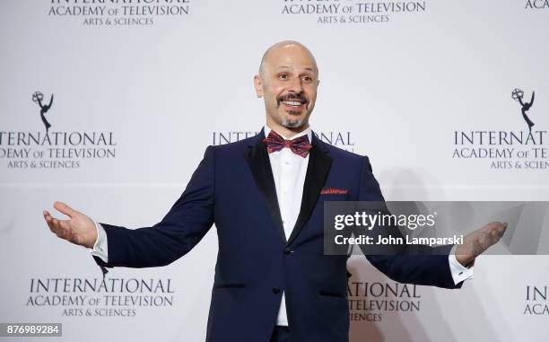 Maz Jobrani attends 45th International Emmy Awards at New York Hilton on November 20, 2017 in New York City.