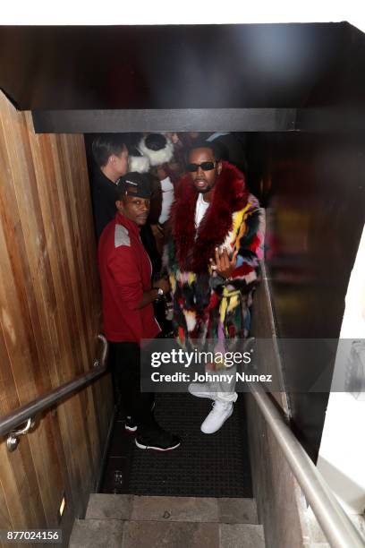 Safaree attends his "Fur Coat Vol.1" Listening Party on November 20, 2017 in New York City.