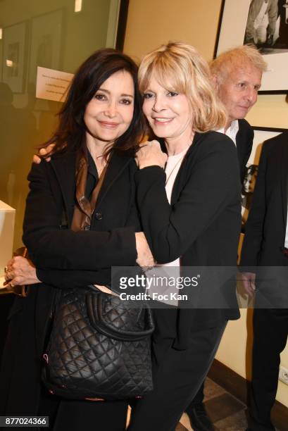 Actress Evelyne Bouix and Writer Francoise Dorner attend the Tribute to Jean-Claude Brialy at Centre National du Cinema et de l'Image Animee on...