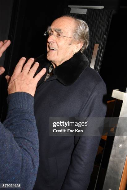 Composer Michel Legrand attends the Tribute to Jean-Claude Brialy at Centre National du Cinema et de l'Image Animee on November 20, 2017 in Paris,...