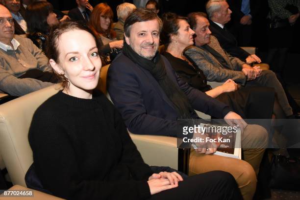 Caroline Plaud editor in chief of Mode & Costumes magazine attend the Tribute to Jean-Claude Brialy at Centre National du Cinema et de l'Image Animee...