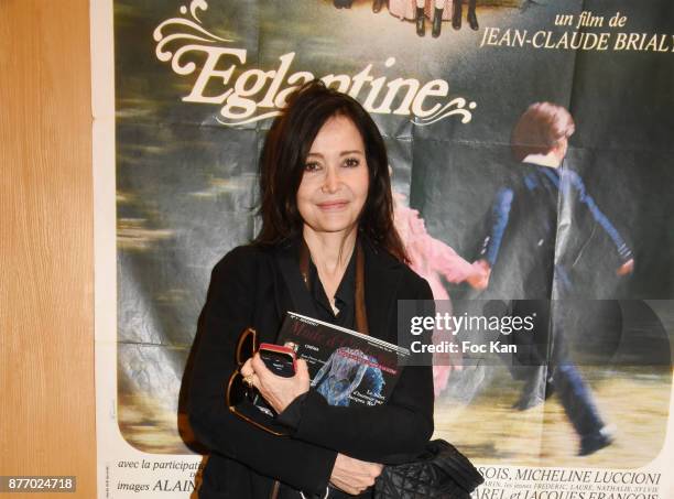 Actress Evelyne Bouix attends the Tribute to Jean-Claude Brialy at Centre National du Cinema et de l'Image Animee on November 20, 2017 in Paris,...