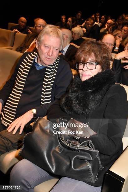 Director Regis Wargnier and Anne Cassel attend the Tribute to Jean-Claude Brialy at Centre National du Cinema et de l'Image Animee on November 20,...