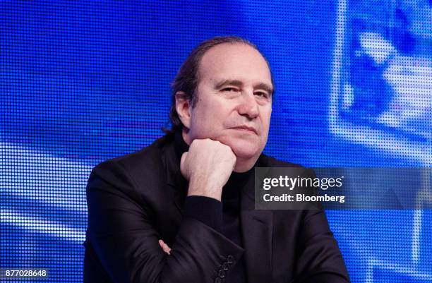 Xavier Niel, billionaire and deputy chairman of Iliad SA, looks on during the Rendez-vous de Bercy economic debate at the French Ministry of Economy...