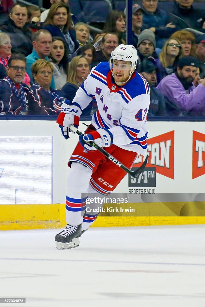 New York Rangers v Columbus Blue Jackets
