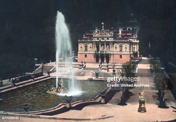 The trail leads through magnificent forests to continually mysterious castle. King Ludwig II of Bavaria had his hunting lodge at Linderhof lay down...