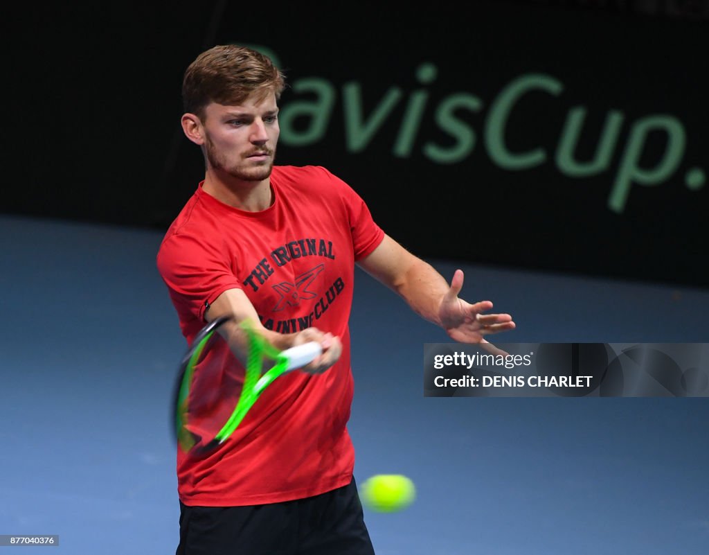 TENNIS-DAVIS-CUP-BEL-TRAINING