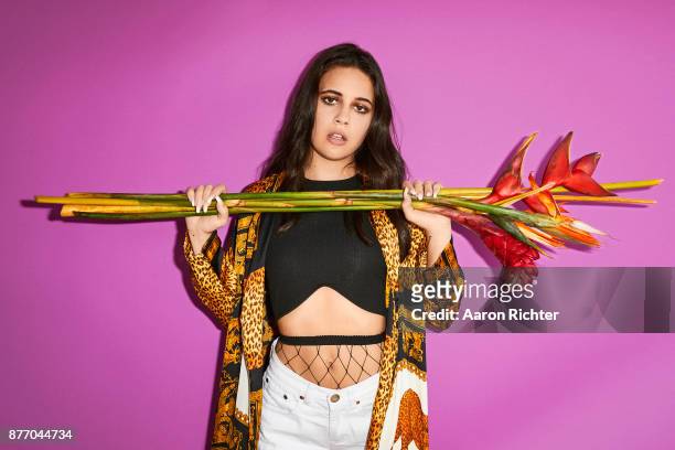 Singer Bea Miller is photographed for Billboard Magazine on August 19, 2017 at the Billboard Hot 100 Music Festival at Northwell Heath at Jones Beach...