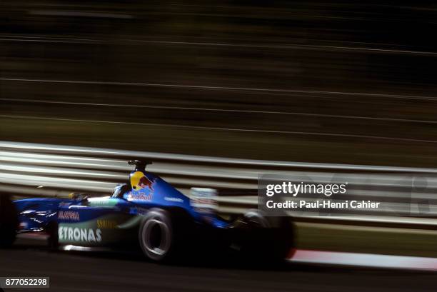 Kimi Raikkonen, Sauber-Petronas C20, Grand Prix of Italy, Autodromo Nazionale Monza, 16 September 2001. Kimi Raïkkonen through Lesmo corner during...