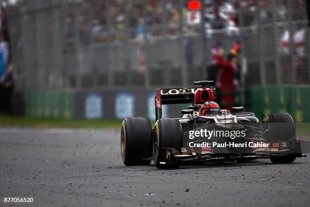 Kimi Raikkonen, Lotus-Renault E21, Grand Prix of Australia, Albert Park, Melbourne Grand Prix Circuit, 17 March 2013. Kimi Raikkonen's final win in...