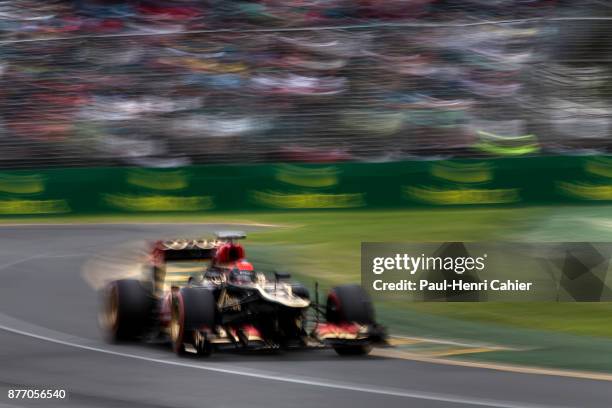 Kimi Raikkonen, Lotus-Renault E21, Grand Prix of Australia, Albert Park, Melbourne Grand Prix Circuit, 17 March 2013. Kimi Raikkonen's final win in...