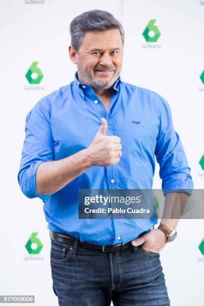 Comedian Miki Nadal attends the 'Zapeando' 1000 programmes press conference at 'Atresmedia' studios on November 21, 2017 in Madrid, Spain.