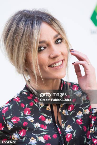 Anna Simon attends the 'Zapeando' 1000 programmes press conference at 'Atresmedia' studios on November 21, 2017 in Madrid, Spain.