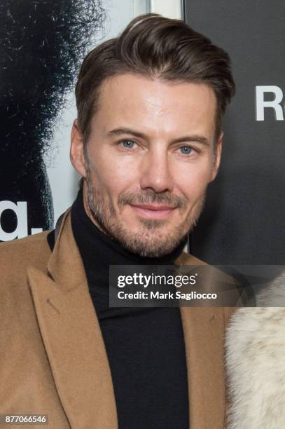 Alex Lundqvist attends the "Roman J Israel Esquire" New York Premiere at Henry R. Luce Auditorium at Brookfield Place on November 20, 2017 in New...