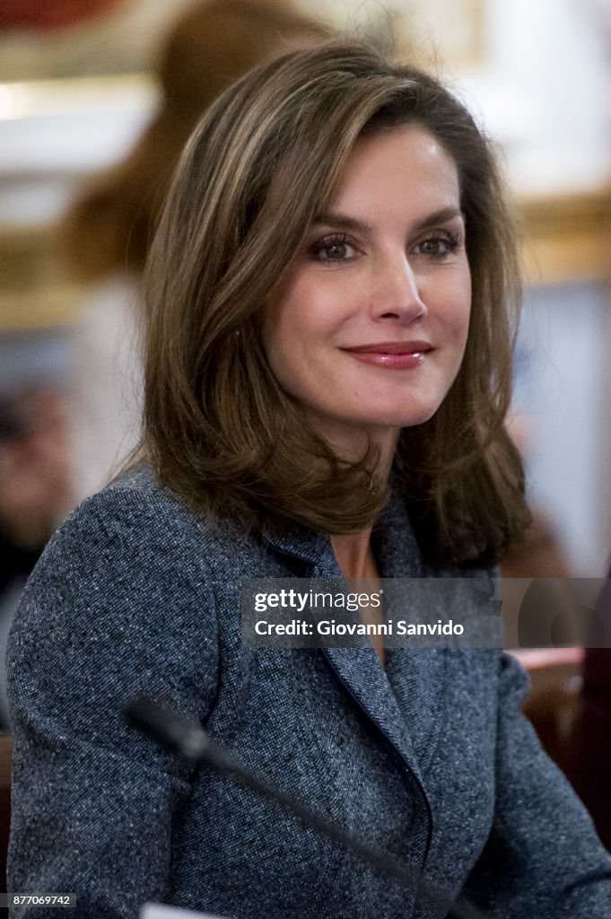 Queen Letizia Meets Council of The Royal Board Of Disability And Deliver 'Reina Letizia' Awards