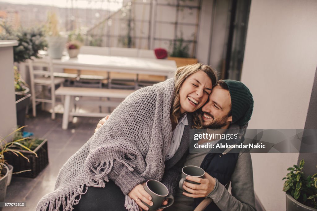 Romantic date on our rooftop garden