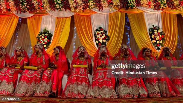 Around 12 Couples participated in Ijtemai Nikah organised Sabira Sikwani Foundation at Sir Elly Kadoorie School Ground, Mazgoan on November 20, 2017...