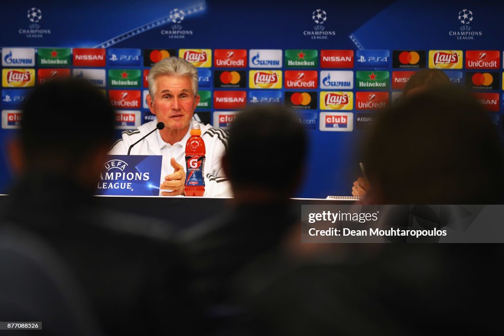 Bayern Muenchen Training and Press Conference