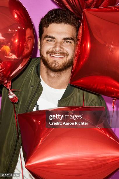 Justin Caruso is photographed for Billboard Magazine on August 19, 2017 at the Billboard Hot 100 Music Festival at Northwell Heath at Jones Beach...