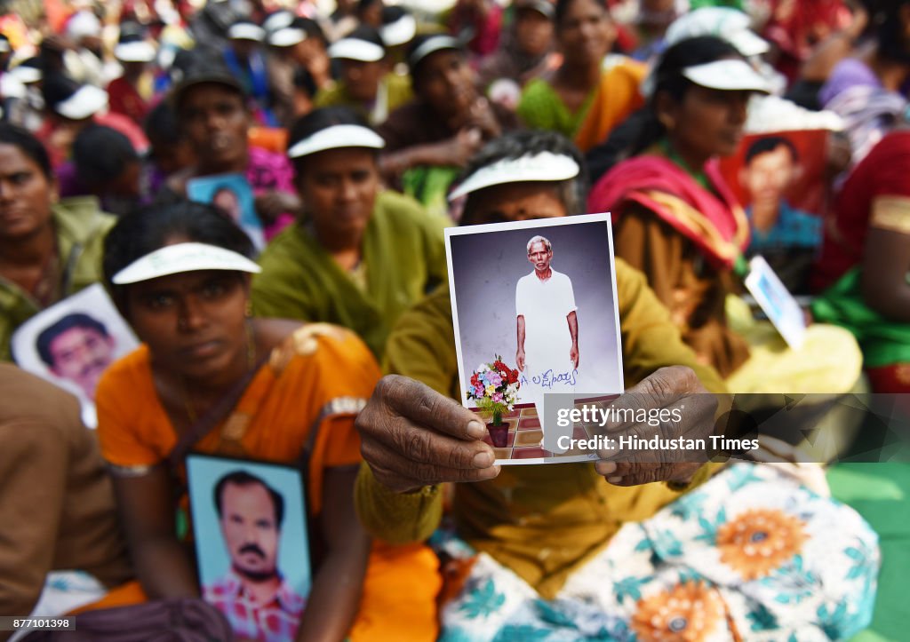 Farmers Protest In Delhi For Farm Loan Waivers, Fair Prices For Crops