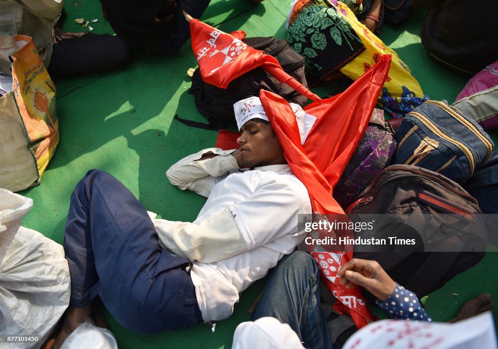 Farmers Protest In Delhi For Farm Loan Waivers, Fair Prices For Crops