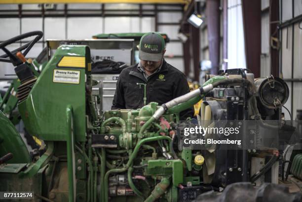 Tractor Engineer 1,440 Mechanic Working On Tractor Stock Photos, High-Res Pictures, and ...