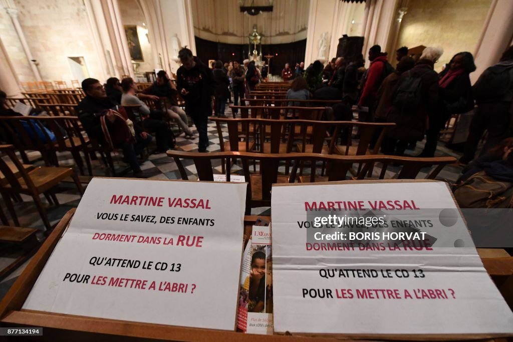 FRANCE-MIGRANTS-MINORS-DEMO