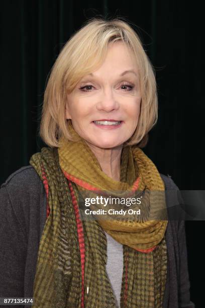 Actress/ former gymnast Cathy Rigby participates in "Kris Kringle The Musical" preview presentation at Ripley Greer Studios on November 21, 2017 in...