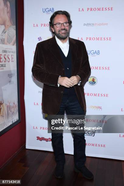 Frederic Lefebvre attends "The Promise - La Promesse" Premiere at Publicis Champs Elysees on November 21, 2017 in Paris, France.