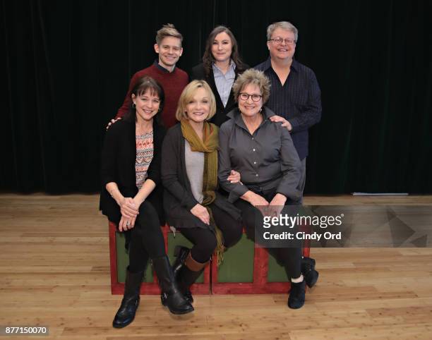 Kim Crosby, Cathy Rigby, Pamela Myers, Andrew Keenan-Bolger, Maria Ciampi and Charles Eversole participate in "Kris Kringle The Musical" preview...