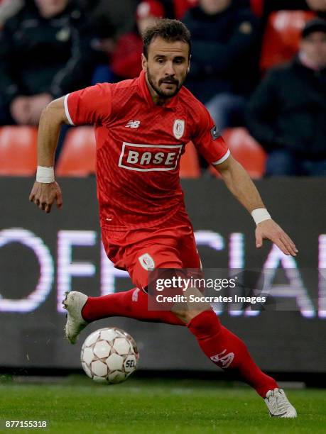 Orlando Sa of Standard Luik during the Belgium Pro League match between Standard Luik v KV Oostende at the Stade Maurice Dufrasne on November 18,...