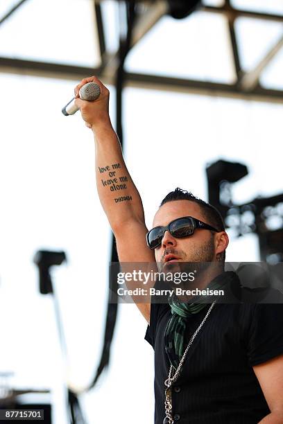 Justin Furstenfeld of Blue October performs during the 2009 Rock On The Range festival at Columbus Crew Stadium on May 17, 2009 in Columbus, Ohio.