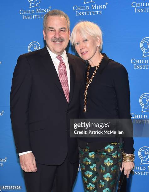 Dr. Harold Koplewicz and Joanna Coles attend the Child Mind Institute 2017 Child Advocacy Award Dinner at Cipriani 42nd Street on November 20, 2017...