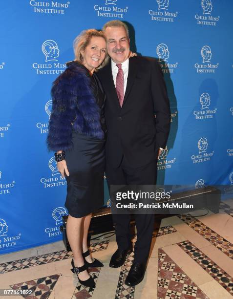 Linnea Roberts and Dr. Harold Koplewicz attend the Child Mind Institute 2017 Child Advocacy Award Dinner at Cipriani 42nd Street on November 20, 2017...