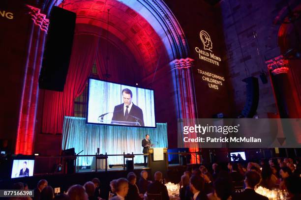 Joseph Healey speaks during the Child Mind Institute 2017 Child Advocacy Award Dinner at Cipriani 42nd Street on November 20, 2017 in New York City.