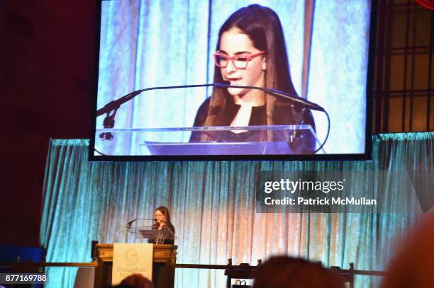 Maia Gil attends the Child Mind Institute 2017 Child Advocacy Award Dinner at Cipriani 42nd Street on November 20, 2017 in New York City.