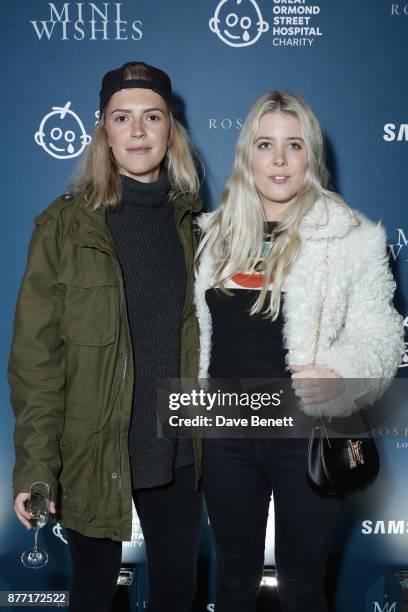 Annabel Woodhams and Gracie Egan attend a Christmas Party at Rosewood London to celebrate the launch of Rosewood Mini Wishes, in aid of Great Ormond...