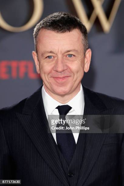 Writer Peter Morgan attends the World Premiere of season 2 of Netflix "The Crown" at Odeon Leicester Square on November 21, 2017 in London, England.