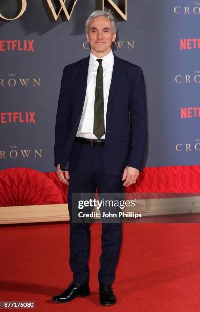 Actor Ben Miles attends the World Premiere of season 2 of Netflix "The Crown" at Odeon Leicester Square on November 21, 2017 in London, England.