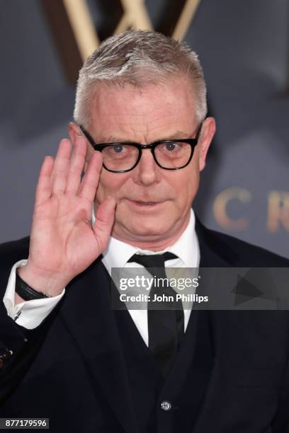 Director Stephen Daldry attends the World Premiere of season 2 of Netflix "The Crown" at Odeon Leicester Square on November 21, 2017 in London,...