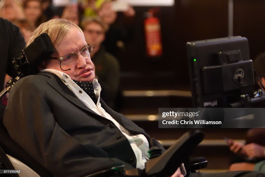 Stephen Hawking Addresses The Cambridge Union