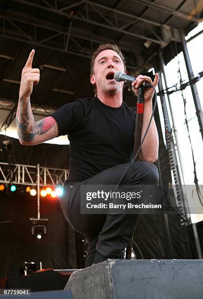 Ben Kowalewicz of Billy Talent performs during the 2009 Rock On The Range festival at Columbus Crew Stadium on May 17, 2009 in Columbus, Ohio.