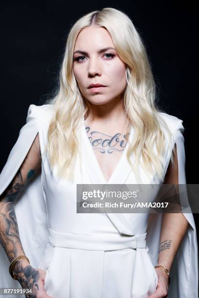 Singer Skylar Grey poses for a portrait during the 2017 American Music Awards at Microsoft Theater November 19, 2017 in Los Angeles, California.