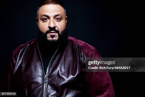 Khaled poses for a portrait during the 2017 American Music Awards at Microsoft Theater November 19, 2017 in Los Angeles, California.